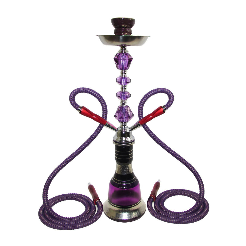 O Zebra Flagship 2 Hose Hookah 28" Tall