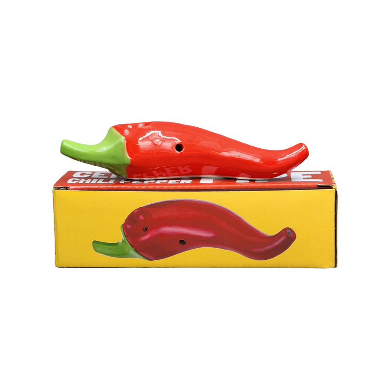 O mini chili pepper pipe - red