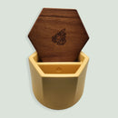 BRNT designs | Malua, Large Stash Box BRNT Designs Yellow