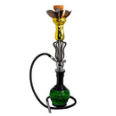 27" Twist Wrought Hookah [MD2203] Hookah Canadian Distributor Green