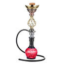 27" Twist Wrought Hookah [MD2205] Hookah Canadian Distributor Red