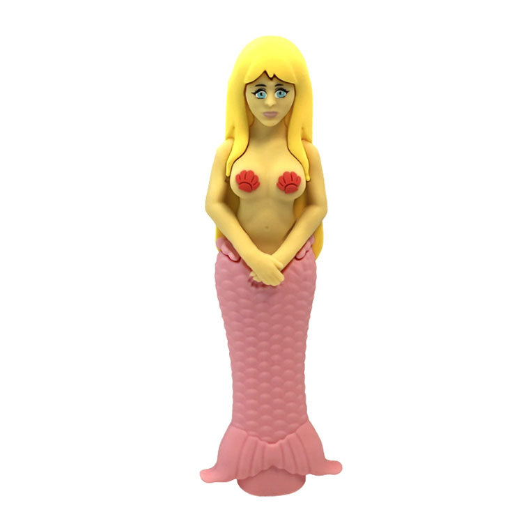 O 4.7" Mermaid hand pipe-Assorted Colours [H365]