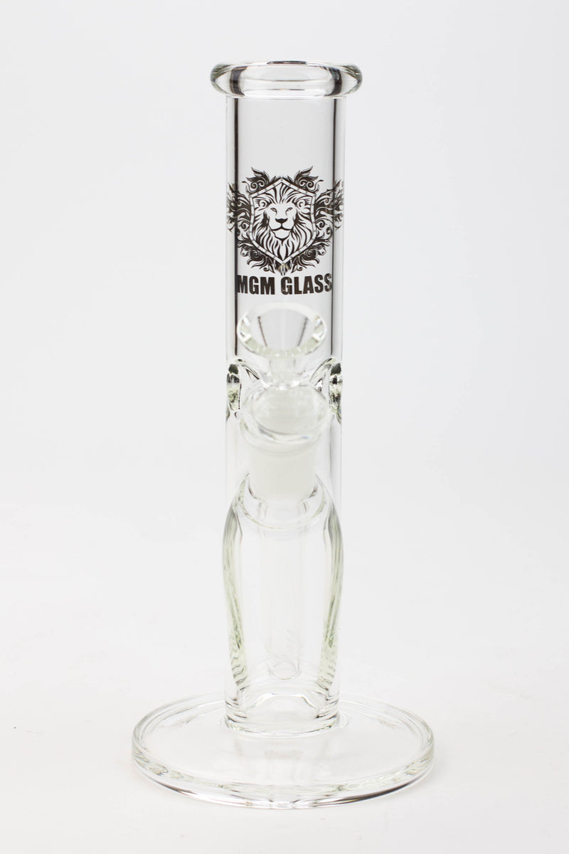 9" MGM glass straight tube glass Bong [MGM039]- - One Wholesale