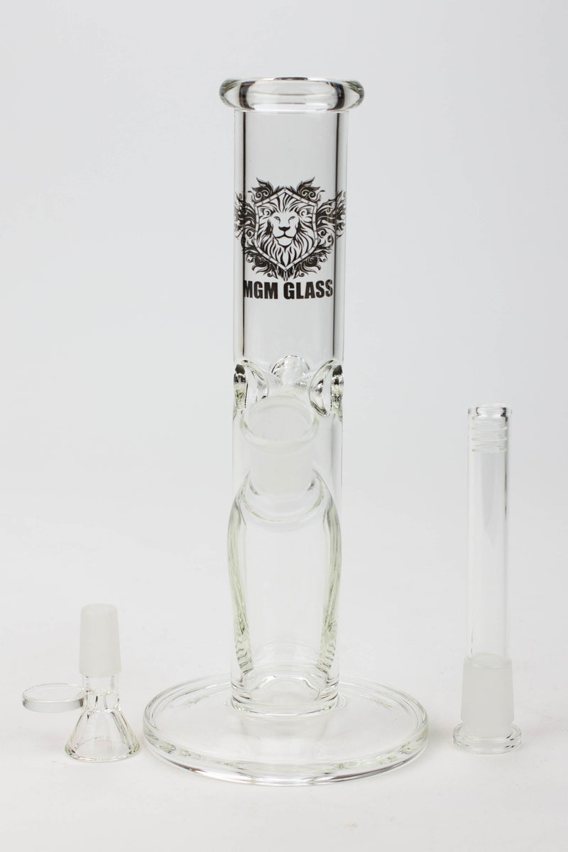 9" MGM glass straight tube glass Bong [MGM039]- - One Wholesale