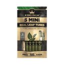 King Palm | 5 Mini Hand-Rolled Leaf Box of 15 Leaf Wrap Cannatron