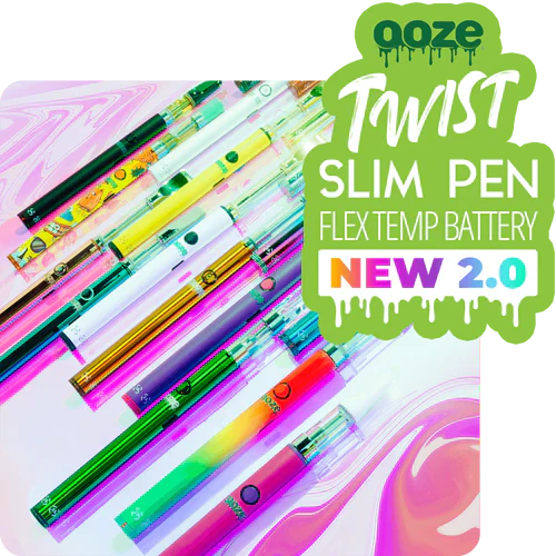 O Ooze | Twist Slim Pen 2.0 510 Thread Vaporizer Battery