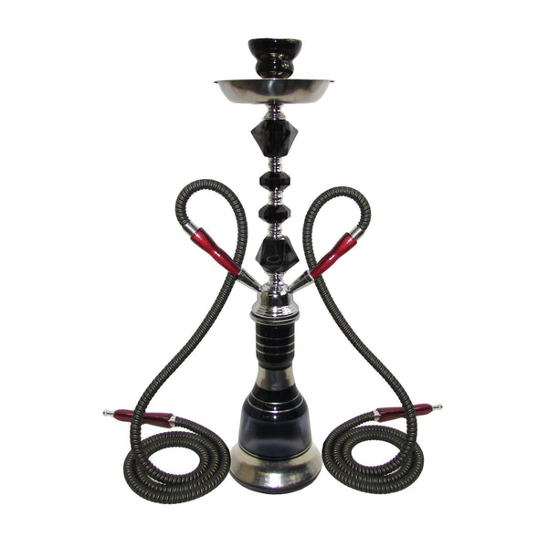 O Zebra Flagship 2 Hose Hookah 28" Tall