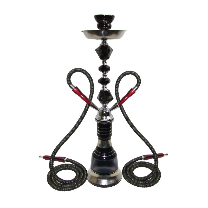 O Zebra Flagship 2 Hose Hookah 28" Tall