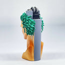 ONE PIECE Zoro Character 3D Lighter Case for Mini Clipper Lighter Accessory MAD LIGHTER SHOP