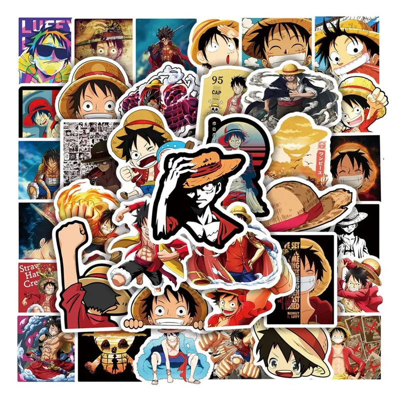 O 50pcs Assorted Anime Design Stickers