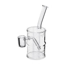 Ooze | Quartz Mini Rig - Toxic Barrel Glass Rig Cannatron