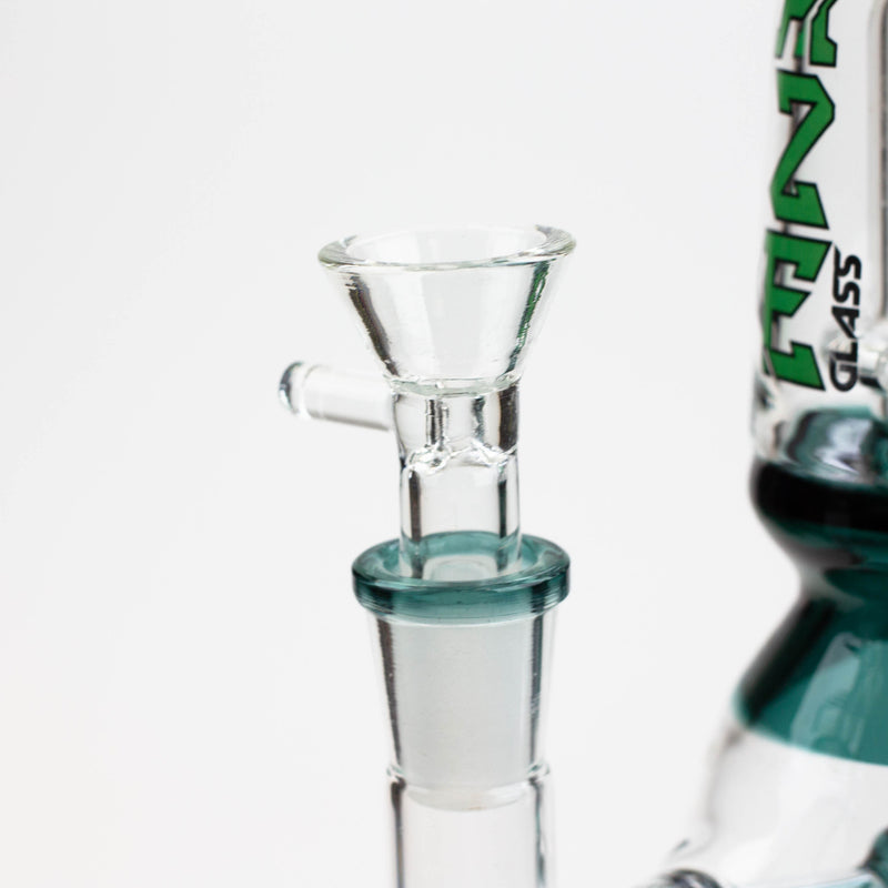 O 8.5" HAZE glass water bong with Showerhead percolator [HZ088]