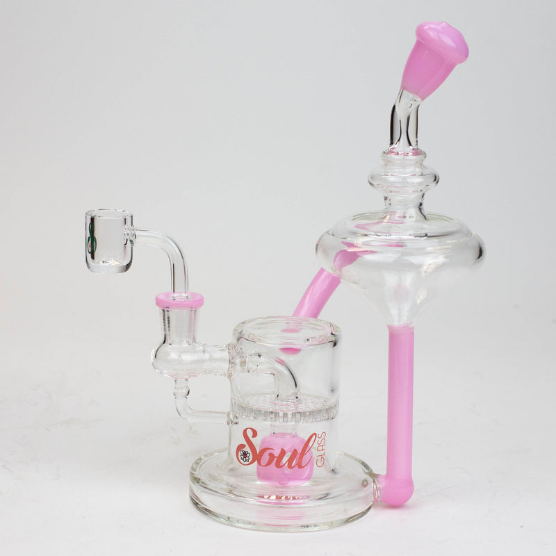 O 9" SOUL Glass 2-in-1 recycler bong [S2055]