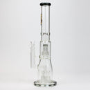 17.5" H2O glass water bong with shower head percolator [H2O-5003] Glass Bong Canadian Distributor