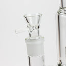 17.5" H2O glass water bong with shower head percolator [H2O-5003] Glass Bong Canadian Distributor