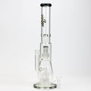 17.5" H2O glass water bong with shower head percolator [H2O-5003] Glass Bong Canadian Distributor