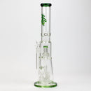 17.5" H2O glass water bong with shower head percolator [H2O-5003] Glass Bong Canadian Distributor Green