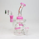 8" SOUL Glass 2-in-1 recycler bong [S2052] Glass Bong Canadian Distributor Purple