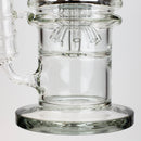 21" H2O Dual percolator glass water bong [H2O-5004] Glass Bong Canadian Distributor