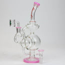 9" SOUL Glass 2-in-1 recycler bong [S2059] Glass Bong Canadian Distributor Pink