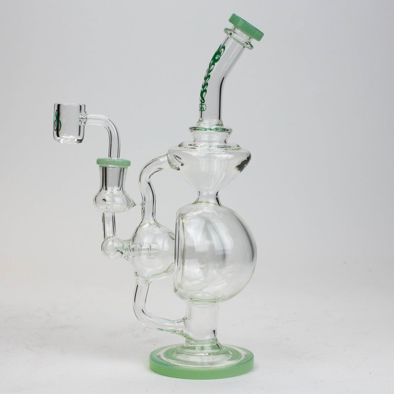 O 9" SOUL Glass 2-in-1 recycler bong [S2059]