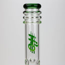 17" H2O glass water bong with double layer honeycomb [H2O-5005] Glass Bong Canadian Distributor
