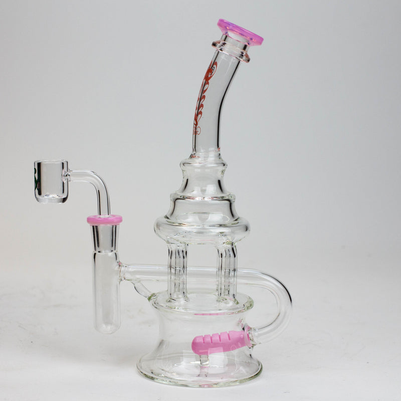 O 9" SOUL Glass 2-in-1 recycler bong [S2060]