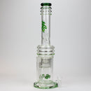 17" H2O glass water bong with double layer honeycomb [H2O-5005] Glass Bong Canadian Distributor