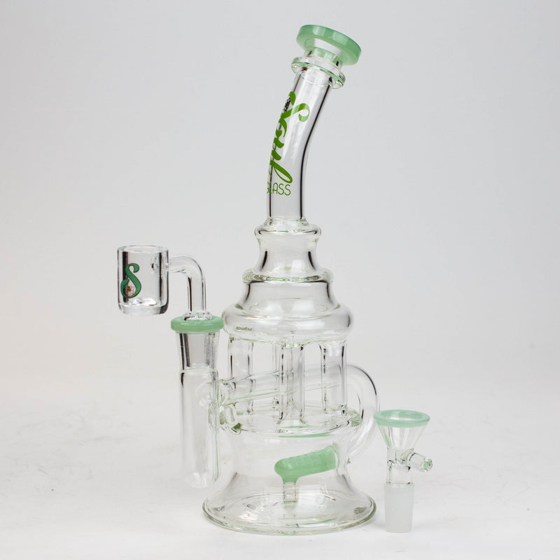 O 9" SOUL Glass 2-in-1 recycler bong [S2060]