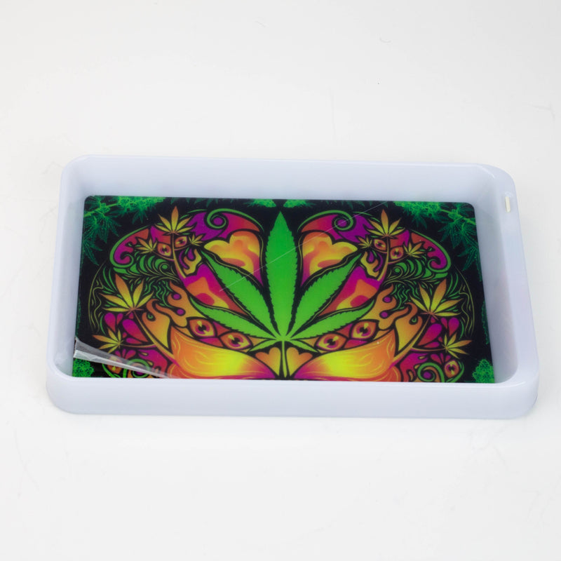 O Character 7 Changeable colours LED Rolling Tray