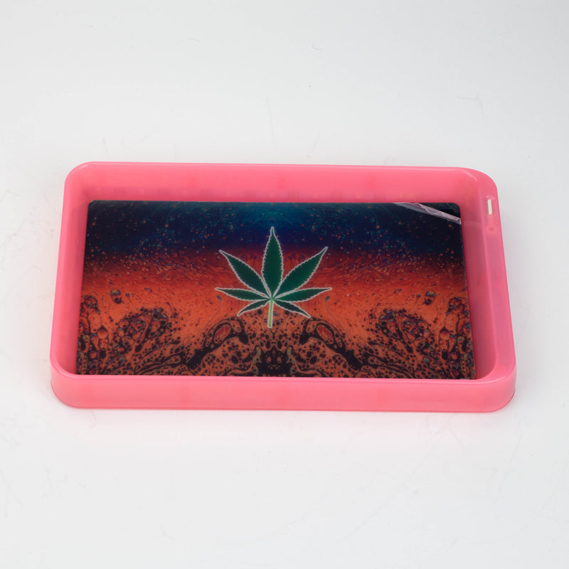 O Character 7 Changeable colours LED Rolling Tray