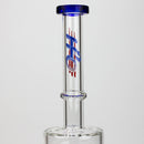 17" H2O dual diffuser glass water bong [H2O-5002] Glass Bong Canadian Distributor
