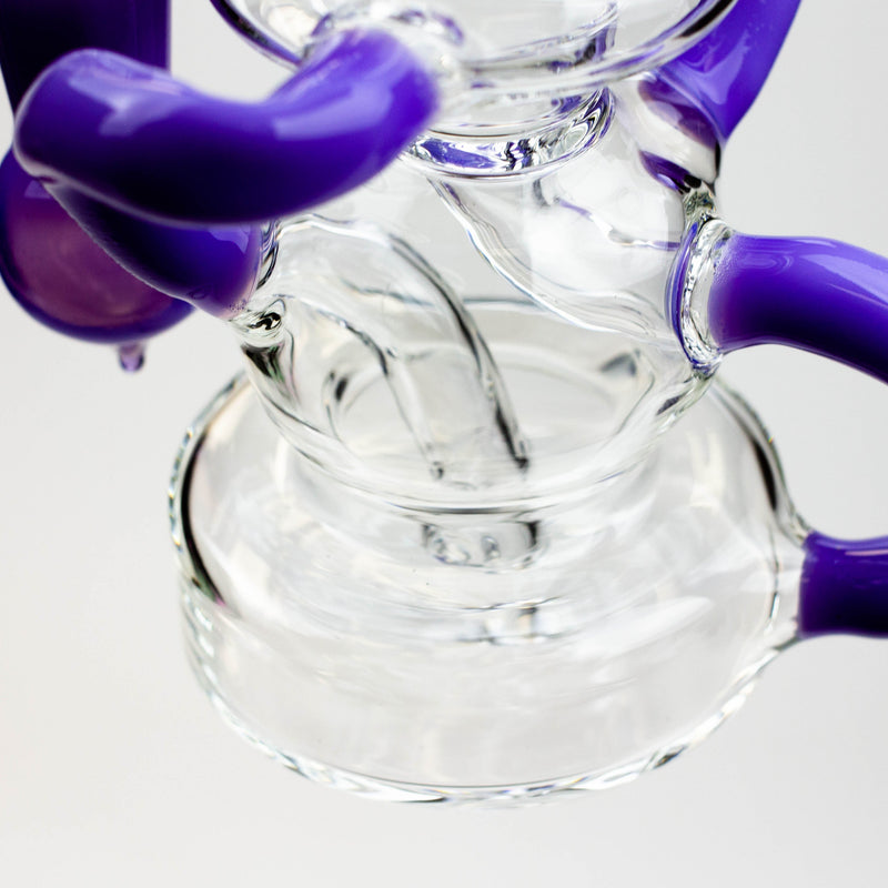 O 8" SOUL Glass 2-in-1 recycler bong [S2063]