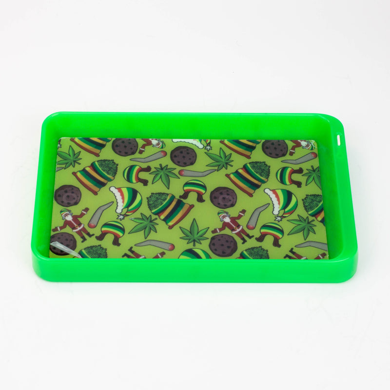 O Character 7 Changeable colours LED Rolling Tray