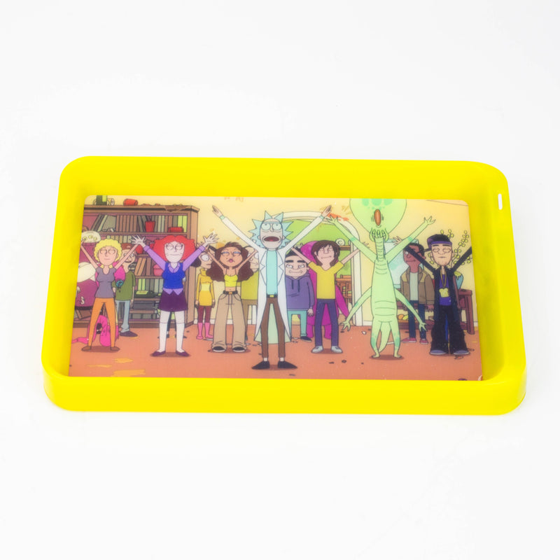 O Character 7 Changeable colours LED Rolling Tray