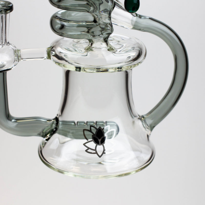 O 9.5" SOUL Glass 2-in-1 recycler bong [S2064]