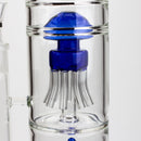 17" H2O dual diffuser glass water bong [H2O-5002] Glass Bong Canadian Distributor