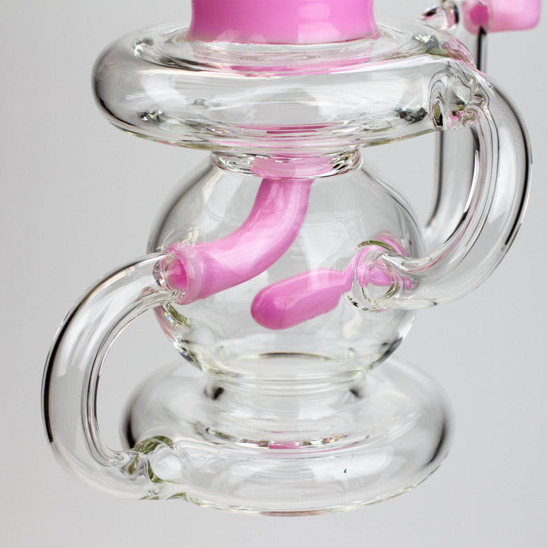 O 8" SOUL Glass 2-in-1 recycler bong [S2052]