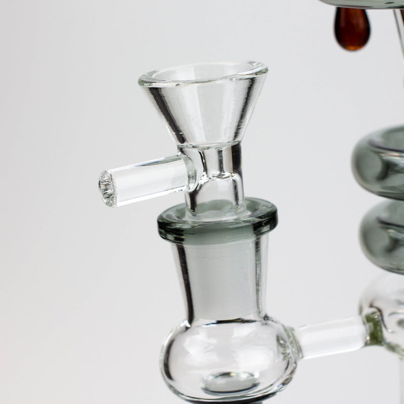 O 9.5" SOUL Glass 2-in-1 recycler bong [S2064]