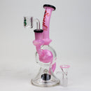 8" SOUL Glass 2-in-1 recycler bong [S2084] Glass Bong Canadian Distributor Mink Pink