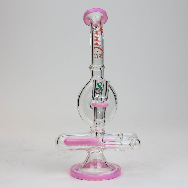 O 9" SOUL Glass 2-in-1 recycler bong [S2086]