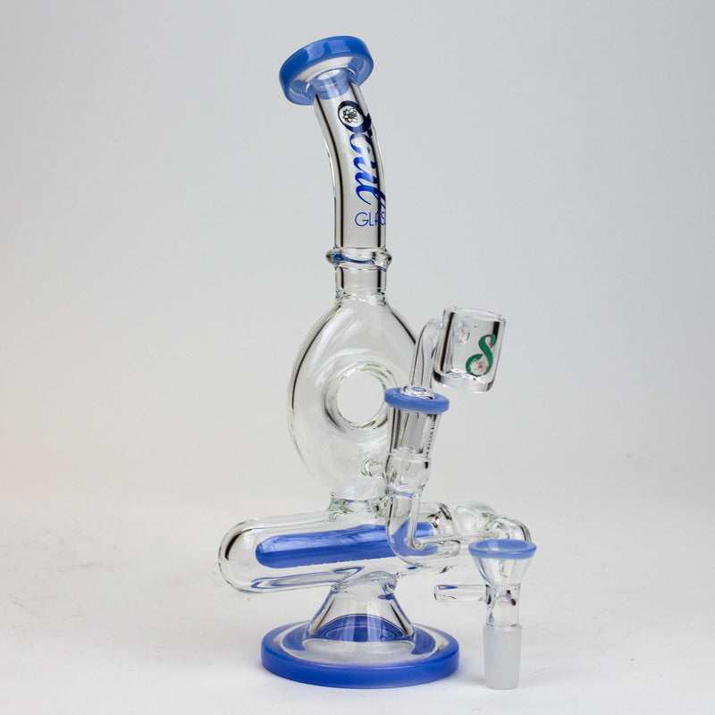 O 9" SOUL Glass 2-in-1 recycler bong [S2086]