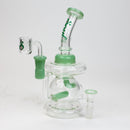 8" SOUL Glass 2-in-1 recycler bong [S2052] Glass Bong Canadian Distributor Green C