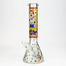 14" Dope Squad 7mm Glass Bong JJ Distribution 5-Dude