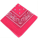 Cotton Bandana 12 display Bandana NIBO Distribution Pink