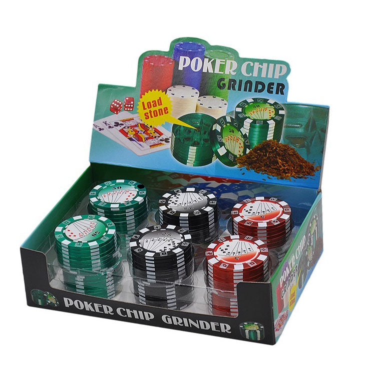 Poker Chip Zinc Grinder