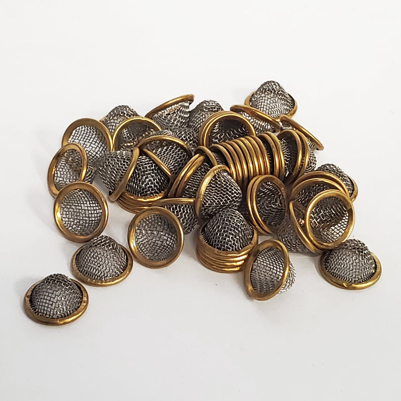 Domed Brass Filter Screen