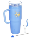 SC Pulsar Stonely Cup Glass Water Pipe 8.5``