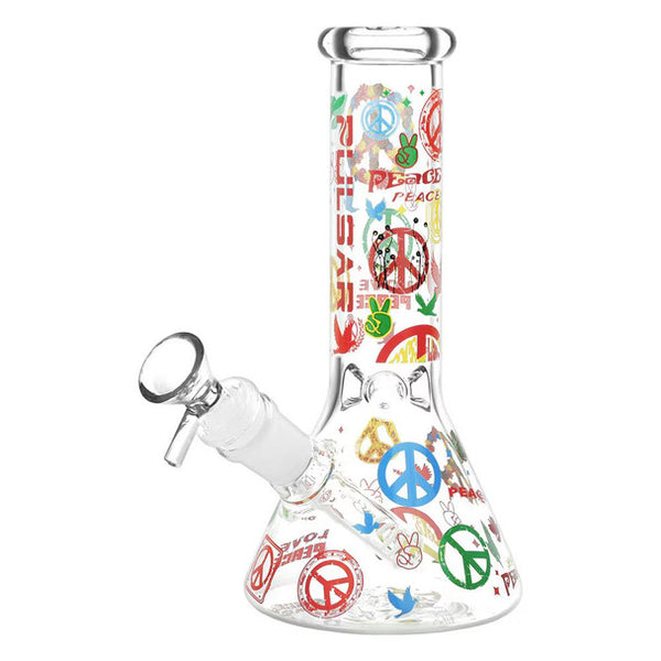 SC Pulsar 7.75" Peace on Earth Beaker Bong