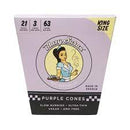 SC Purple Blazy Susan 21 ct King Size Cones Rolling Papers ON SALE NOW